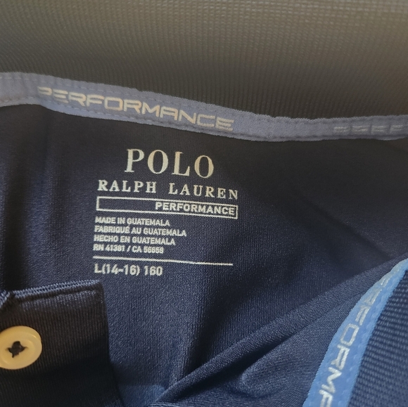 Striped Youth Polo Ralph Lauren Shirt Size Large - Picture 5 of 6